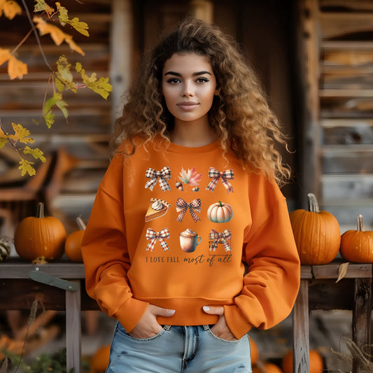 I Love Fall Most of All Women’s Shirt