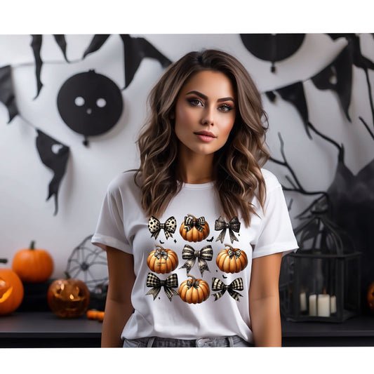 Pumpkins and Bows Women’s Shirt