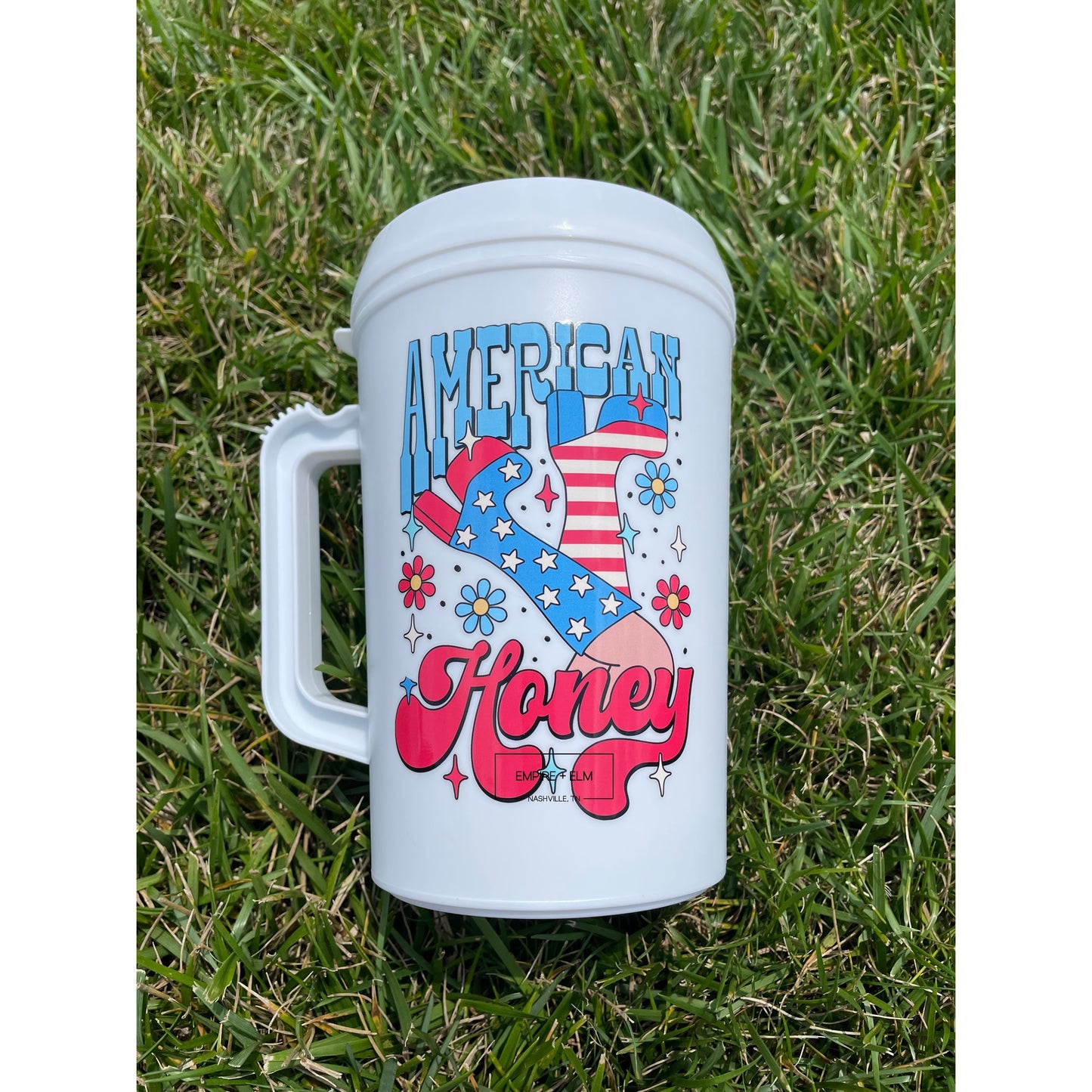 American Honey 34 oz Mega Mug in White