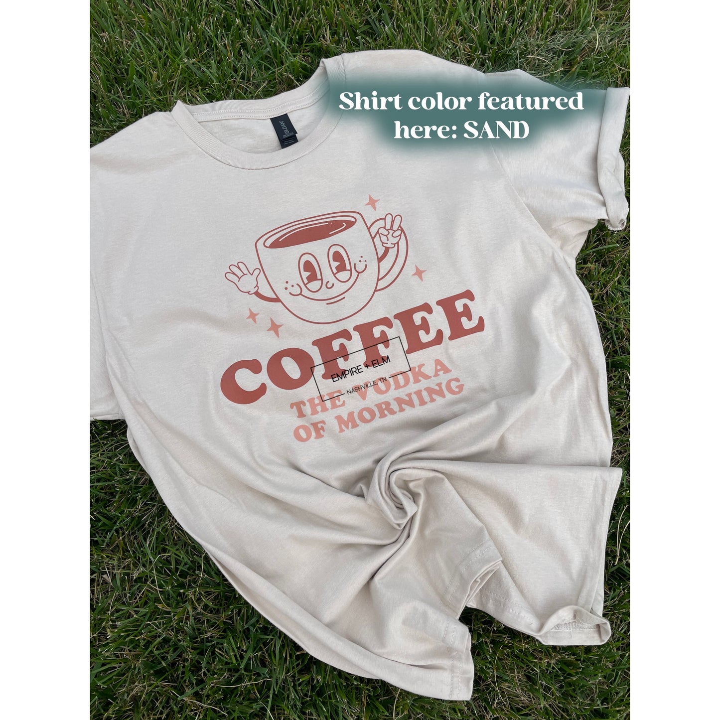 Coffee: The Vodka of Morning Women’s T-Shirt