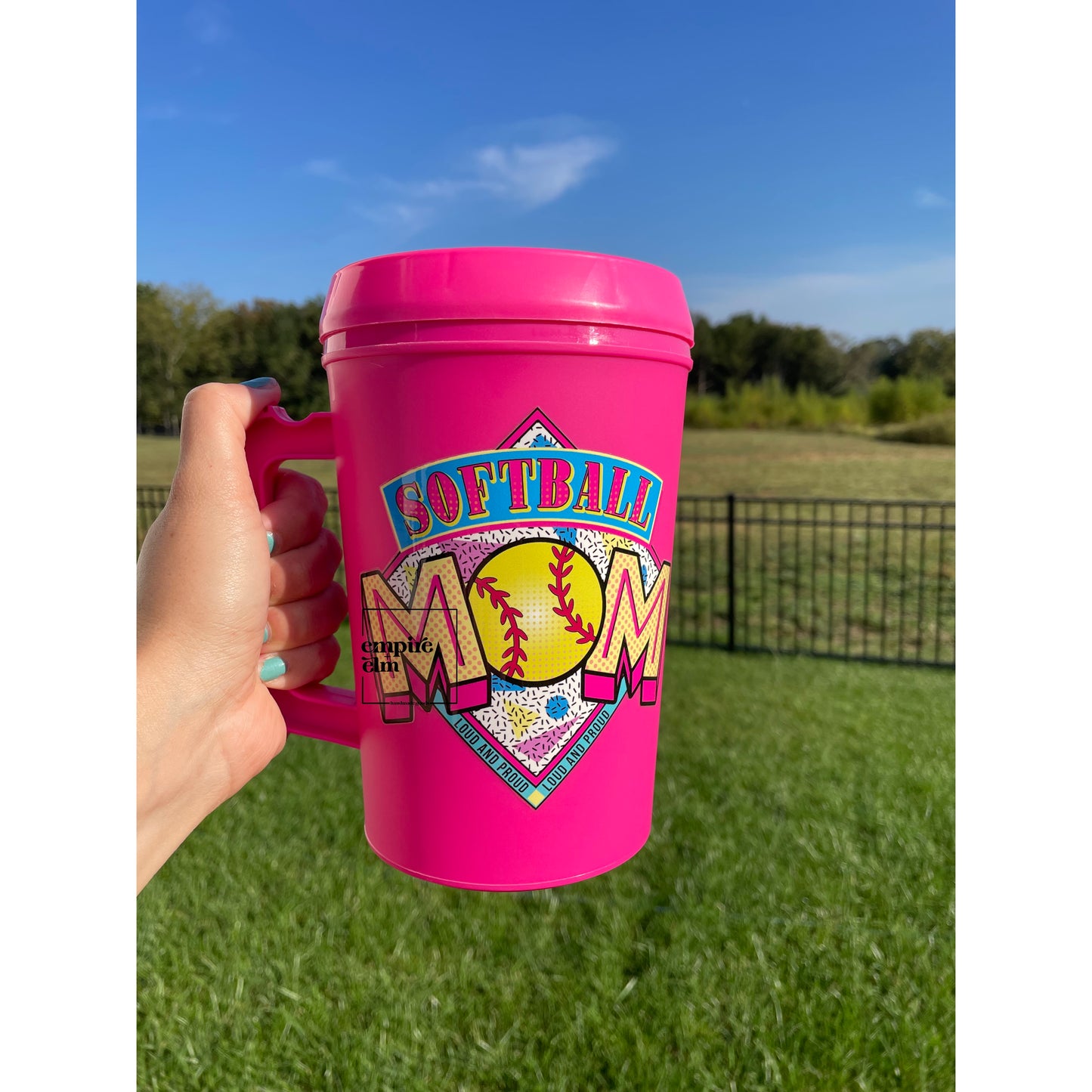 90s-Inspired Softball Mom 34 oz Mega Mug