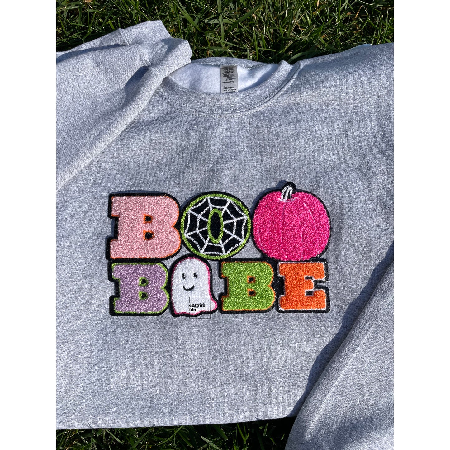 Boo Babe Chenille Patch Women’s Sweatshirt