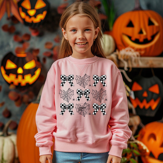 Webs and Coquette Bows Kids Shirt