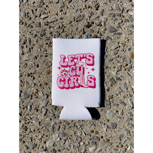 Let’s Go Girls Slim Can Koozie