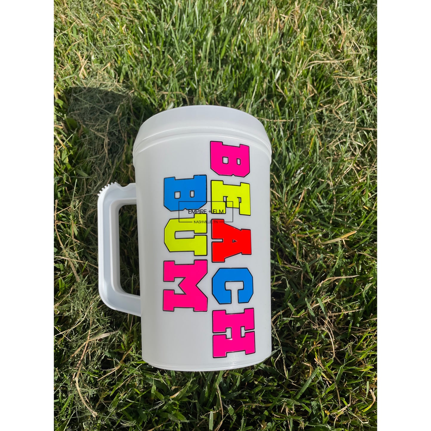 Beach Bum 34oz Mega Mug in White