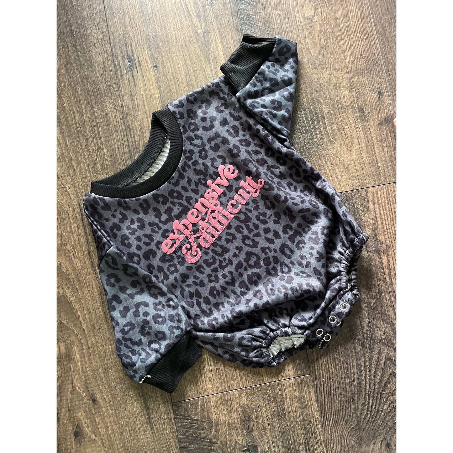 “Expensive & Difficult” Crewneck Bubble Sweater Onesie