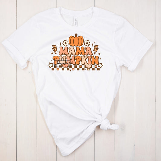 Retro Mama Pumpkin T-Shirt