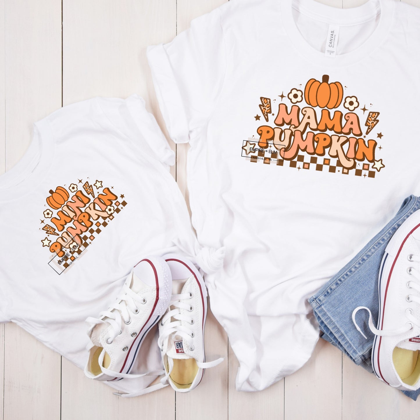 Retro Mini Pumpkin Kids Shirt