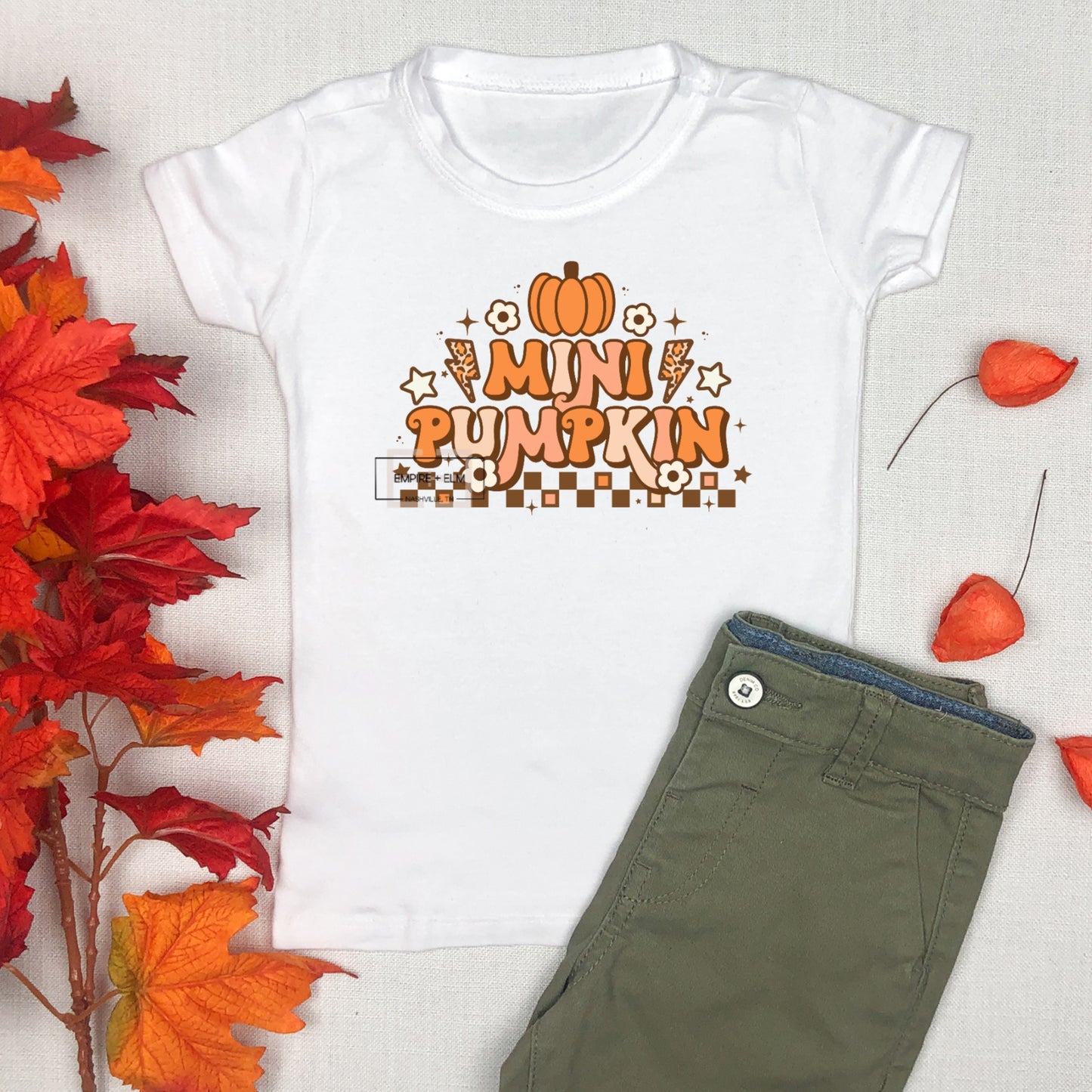 Retro Mini Pumpkin Kids Shirt