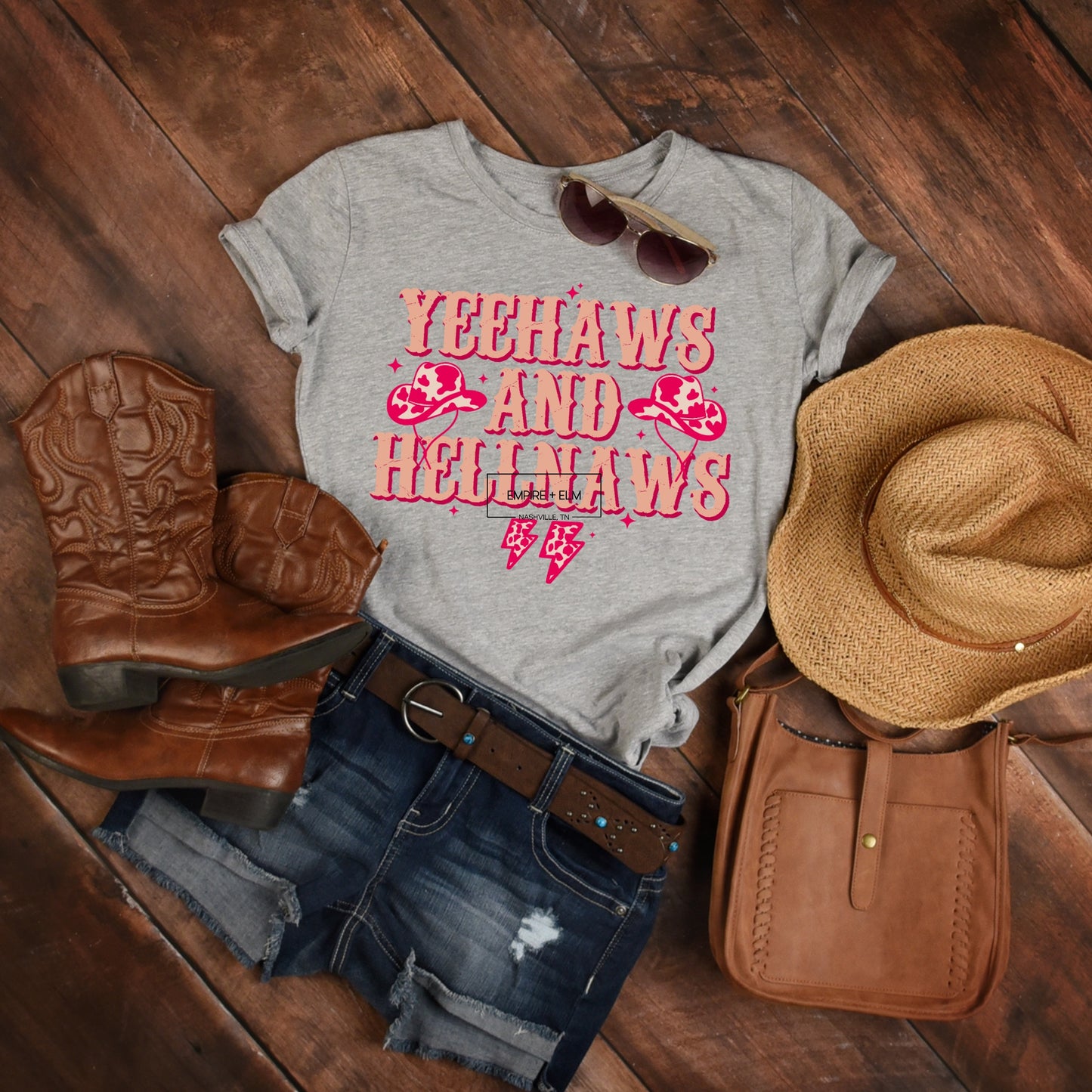 Women’s Yeehaws and Hellnaws T-shirt