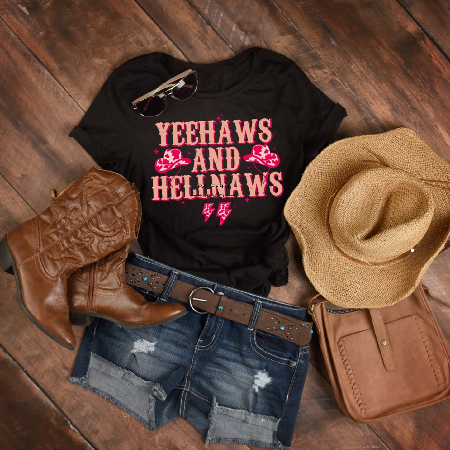 Women’s Yeehaws and Hellnaws T-shirt